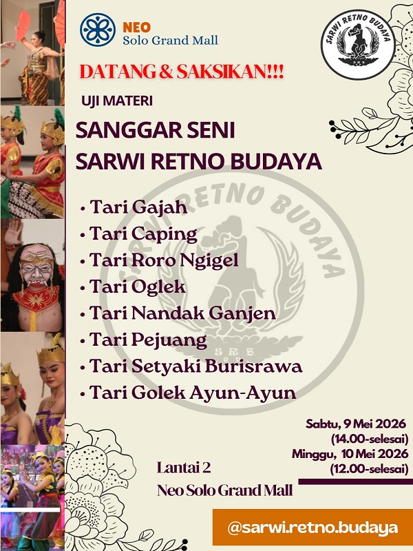Uji Materi Sanggar Seni Sarwi Retno Budaya