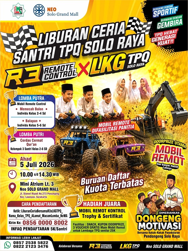 LIBURAN CERIA SANTRI SOLO RAYA